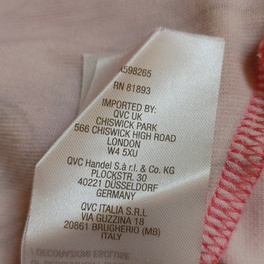 Isaac Mizrahi Live Pink Orange Knit Summer Dress M - Picture 12 of 12